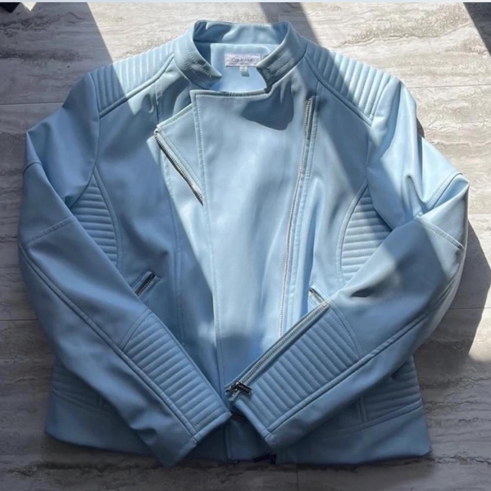 Calvin Klein Sky Blue Outerwear